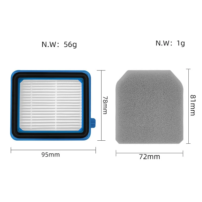 Filter Compatible For фильтр Electrolux 일렉트로룩스 Q6 Q7 Q8 WQ61 WQ71 WQ81 W3N5 Spare Parts Accessories Emission Fine Dust Filter 필터