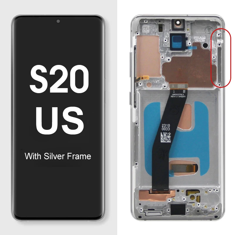 携帯電話用LCDディスプレイ,Samsung Galaxy s20 5g,g981,g981f,g980