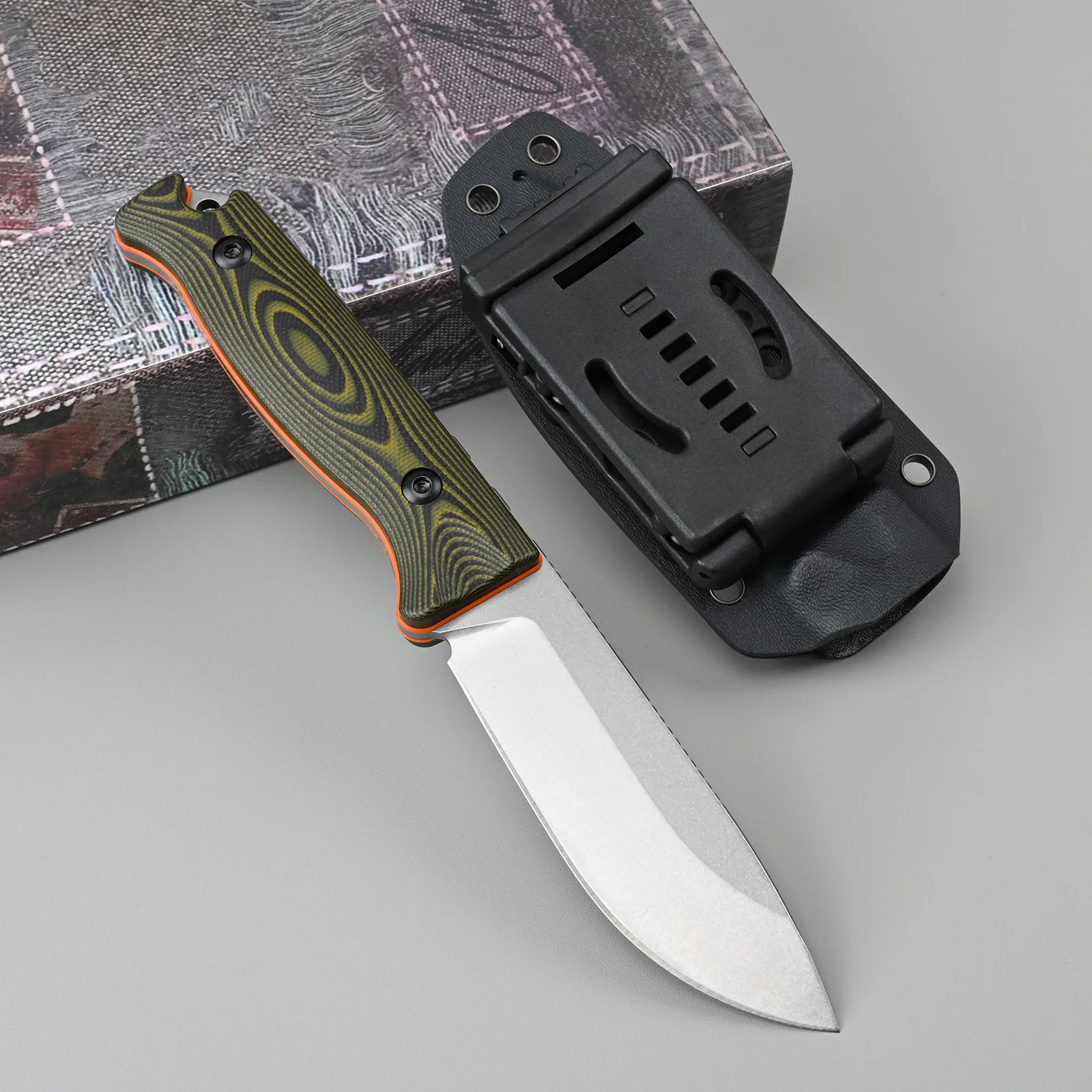Image of S90V Stahl EDC Allzweckwerkzeug G10 Griff Outdoor Angeln Camping Messer Tägliches Tragen