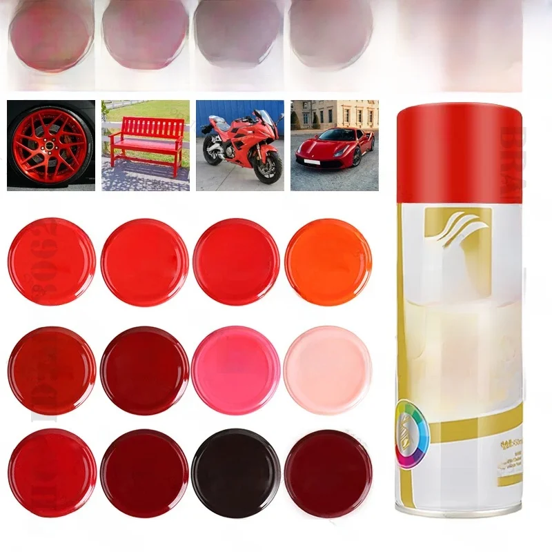 AliExpress single bottle,Red series spray paint,for graffiti,car spray painting,wall paint,furniture paint,Motorcycle Bike paint,Red pink