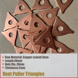 Hot 10Pcs Car Repair Dent Pulling Triangle Washer Spot Welder Star Washer Pads Honda Civic Accessories