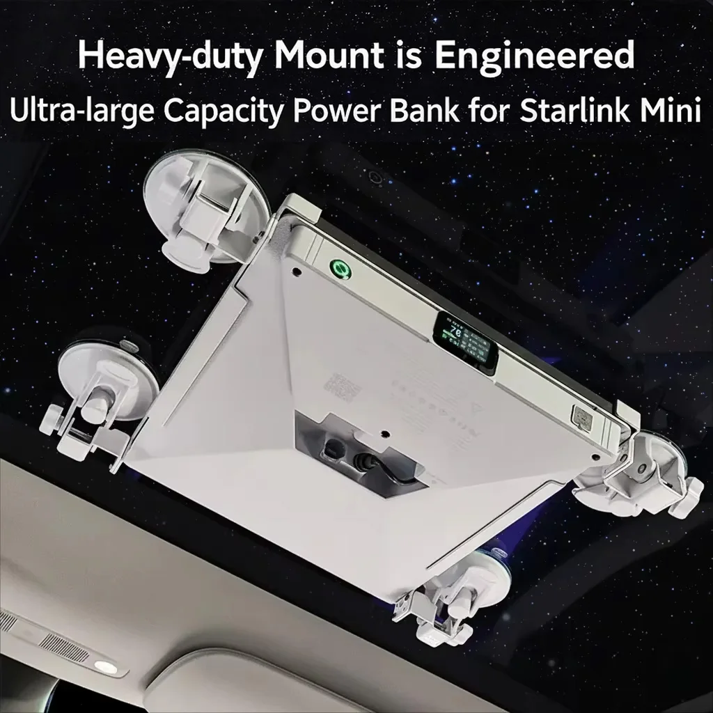 

35000mAh Power Bank for Starlink Mini Portable Power USB-C PD LCD Display Portable Battery Power Bank With Long Stable Working