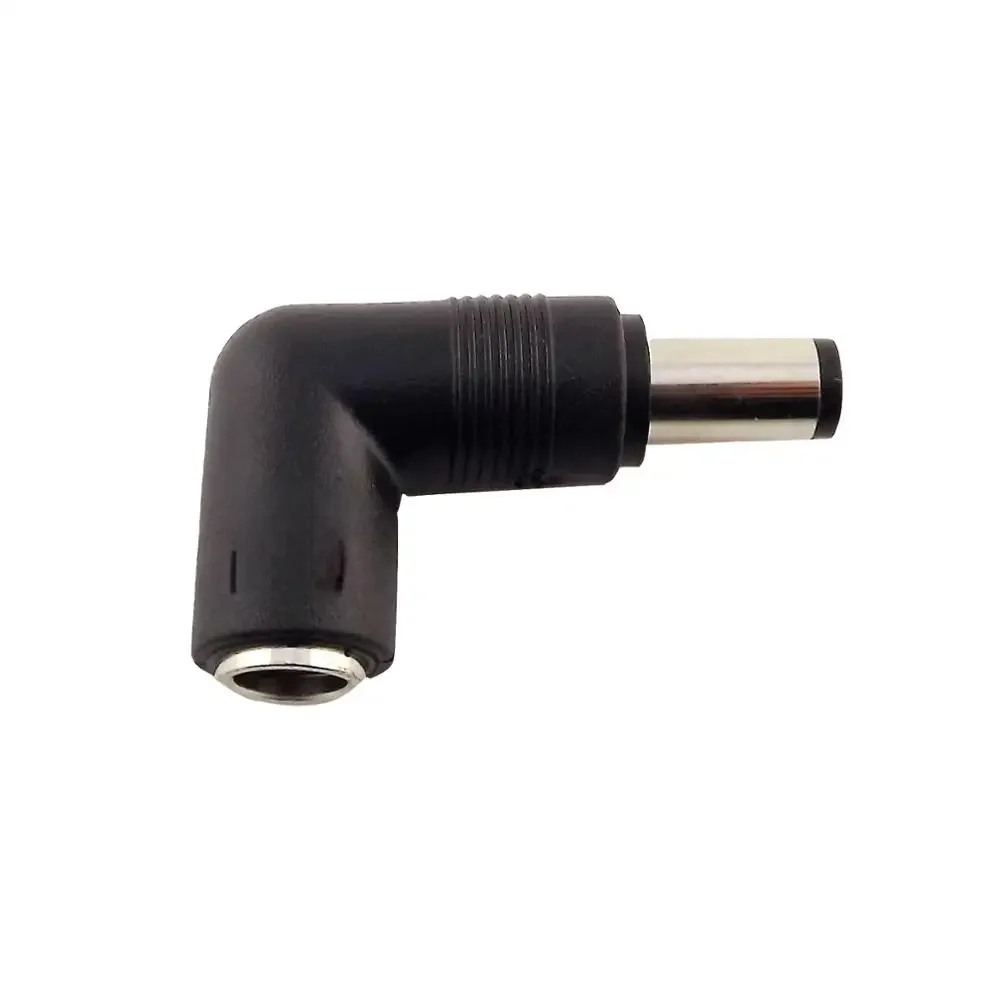 Adapter złącza zasilania DC 7,4 mm x 5,0 mm żeński na męski konwerter kątowy do Dell Hp Pavilion Probook Elitebook Envy Compaq — zdjęcie 2