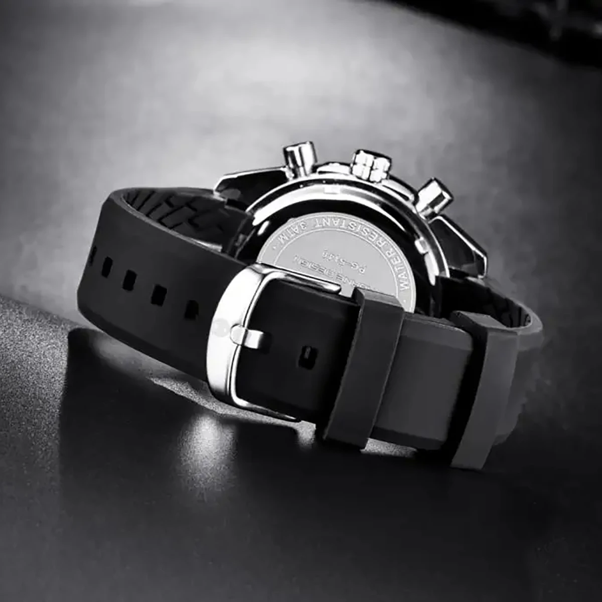 Pagane Design 2026 New Men\'s Quartz Chronograph Luxury Sapphire Stainless Steel Waterproof 3Bar Night Light C3 Casual Watch