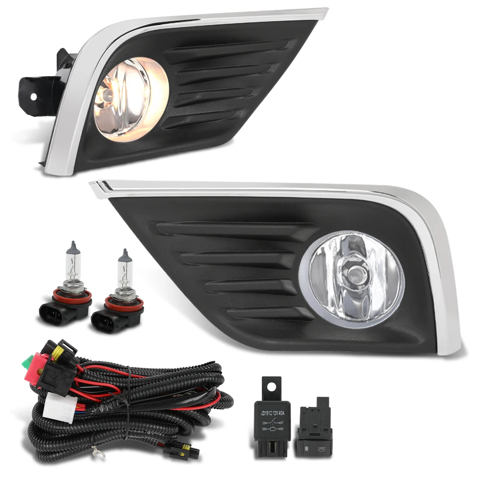 

Передний бампер, противотуманные фары в сборе, левый и правый, подходит для Nissan Altima, 4-дверный, 16-18 261558990A 261508990A 622579Hs0B 622569Hs0B