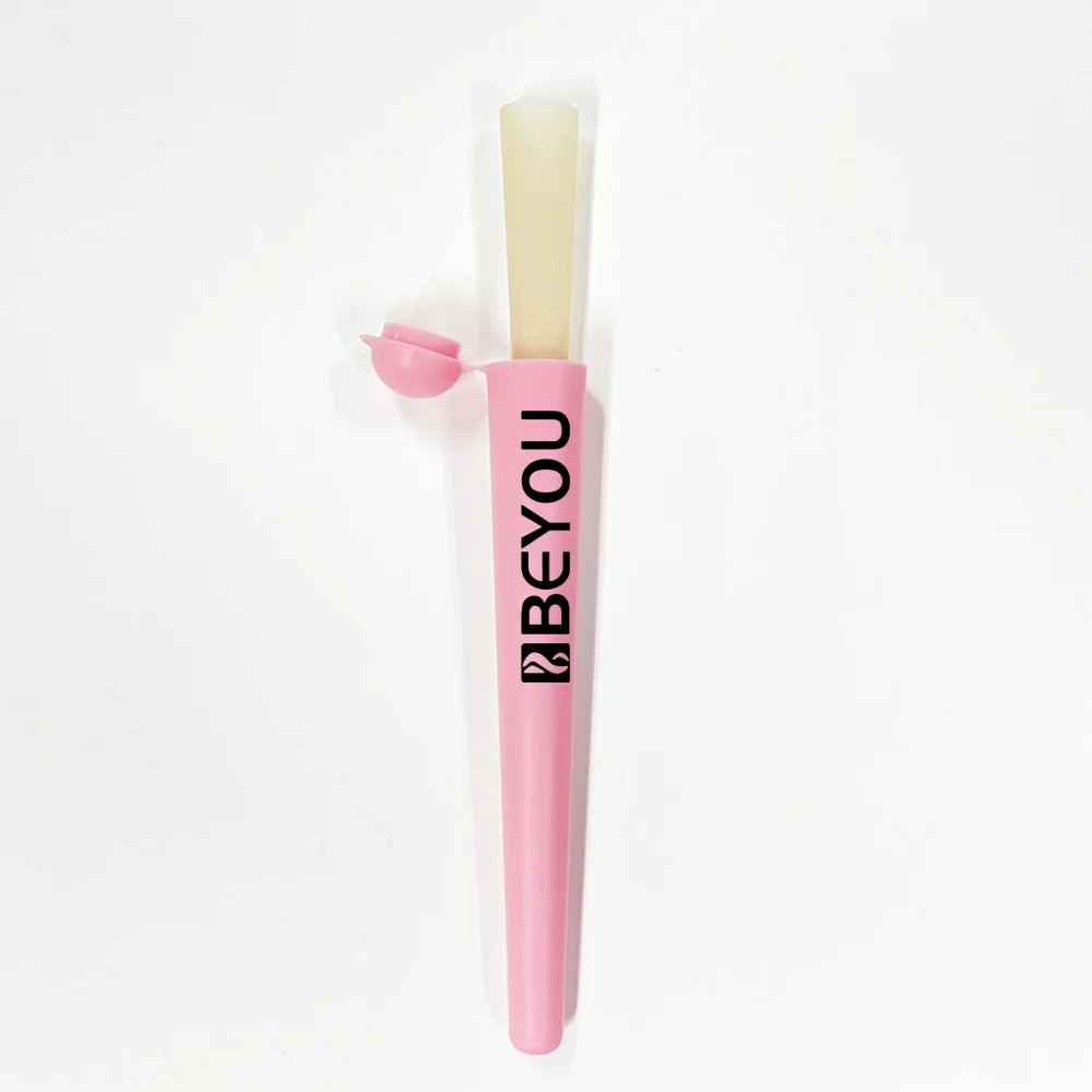 120mm Pink Paper Storage Plastic Horn Tube Custom Logo