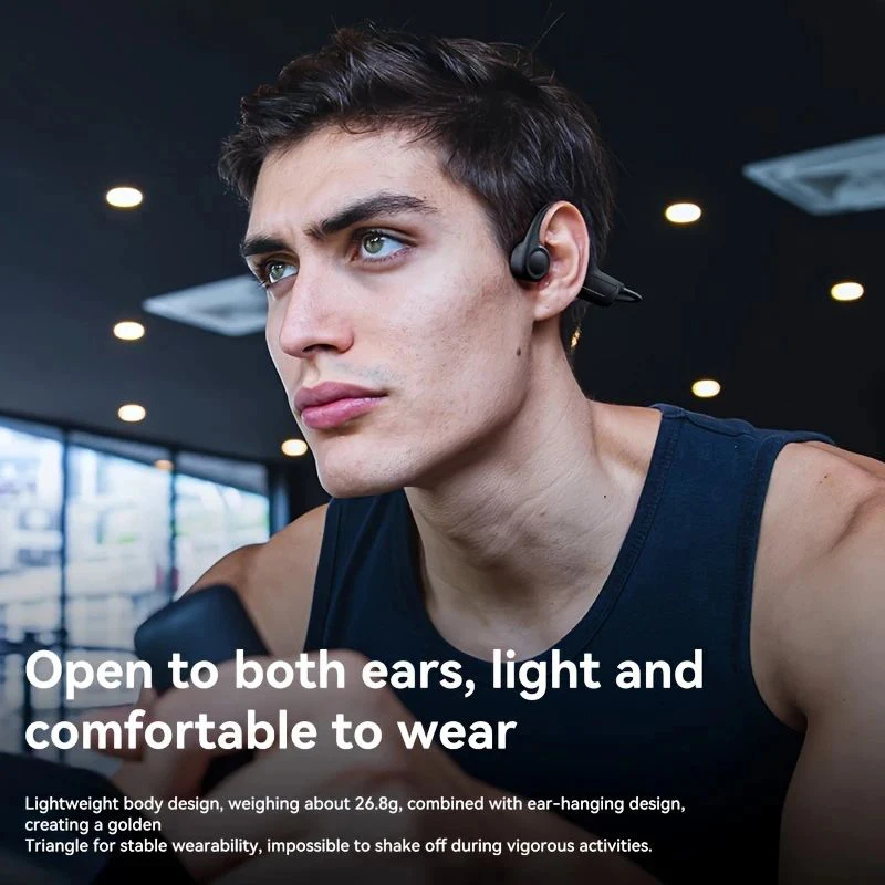 خفيفة سماعات توصيل العظام بلوتوث 5.4 10H وقت اللعب مفتوح الأذن سماعة رأس لاسلكية للجري/ركوب الدراجات/المشي/القيادة #6