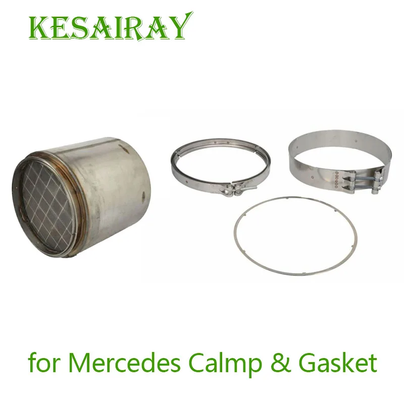 NEW Exhaust Clamp & Gasket Kit for Mercedes Arocs 5AL031 19955744 19954444 9953933 9951833 4911580 Only Clamp and Gasket