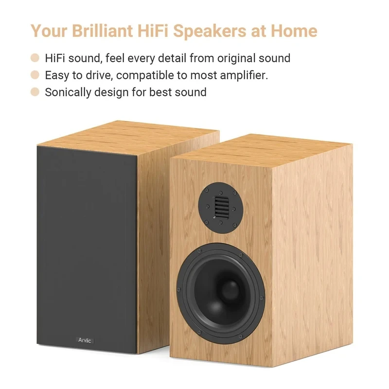 Arylic BK501/651 2 Way Bookshelf Speakers