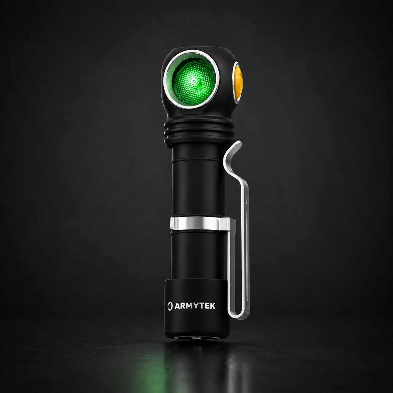 Armytek Wizard C2 WG Magnet USB (White and green light) 1100/400 lm LED Headlamp with 1x18650 battery