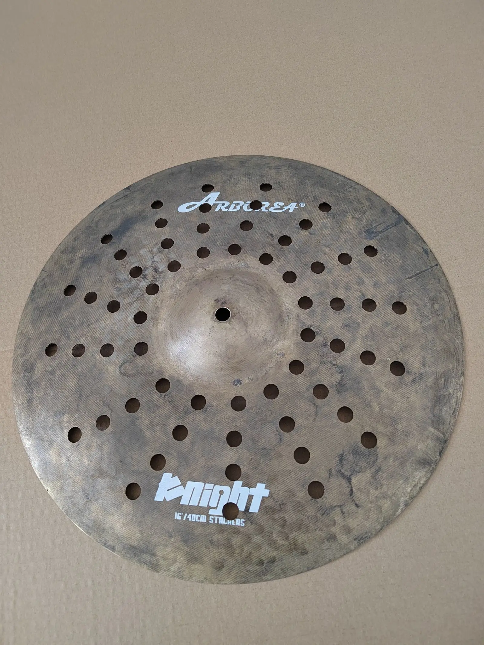 

16 Inch B20 Holy Stacker Cymbal with Holes High Quality Professional Effect Cymbal for Drum Set