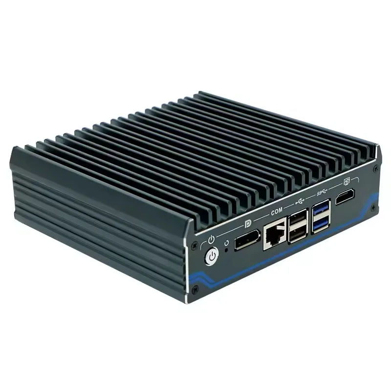 12th Gen Intel N100 Fanless Mini PC 4x 2.5G LA NVMe pfSense OPNsense Industrial Firewall Router
