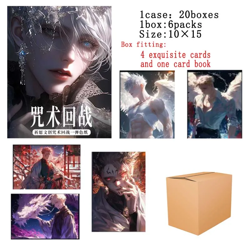 

Pray Wen Chuang Jutsu Kaisen Wholesales Collection Card Booster Box Wave1 Great Male God God Kids Playing Tables Games