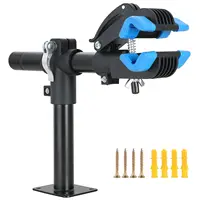 Soporte de trabajo para bicicleta de montaña y carretera, fuerte capacidad de carga, estante de mantenimiento de escritorio, altura ajustable, accesorios para estacionamiento de bicicletas