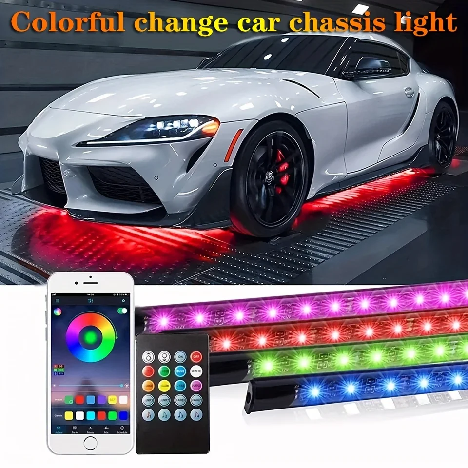 

Car Chassis Neon Lights Sync With Music, Applying And Using A Wireless Remote Control Kit For RGB Chassis Lighting Suitable For