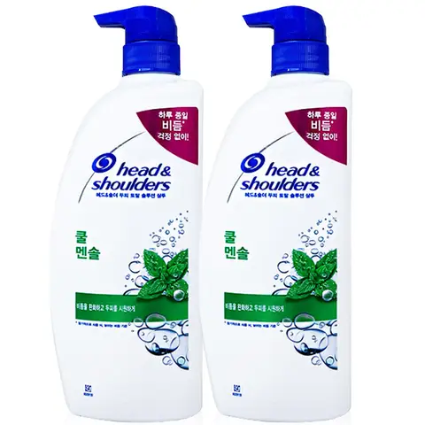 헤드앤숄더 샴푸 쿨멘솔 850ml x 2개