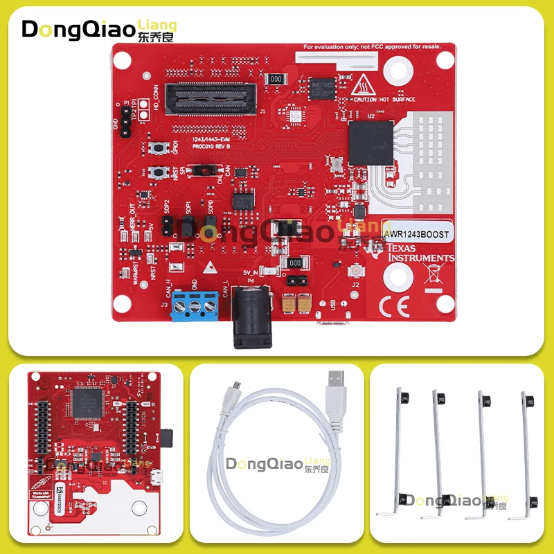 For the AWR1243BOOST: AWR1243 76 GHz and 81 GHz high-performance automotive MMIC evaluation module