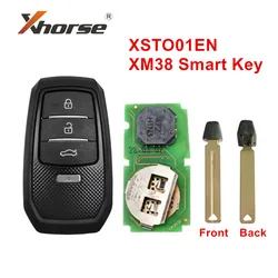 Xhorse XSTO01EN Univeral TOY.T Smart Key for Toyota XM38 Smart Key Support 4D 8A 4A All in One Supports Rewrite