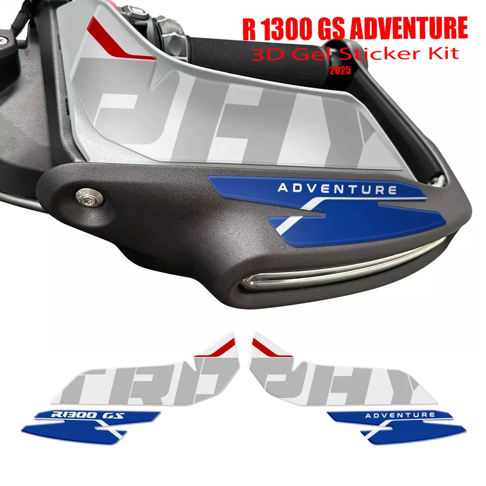 Handguards Sticker For R 1300 GS Adventure  2025 3D Adhesive Protector Decals r1300gs Adv Racing Red 2024 Motorcycle Accessories