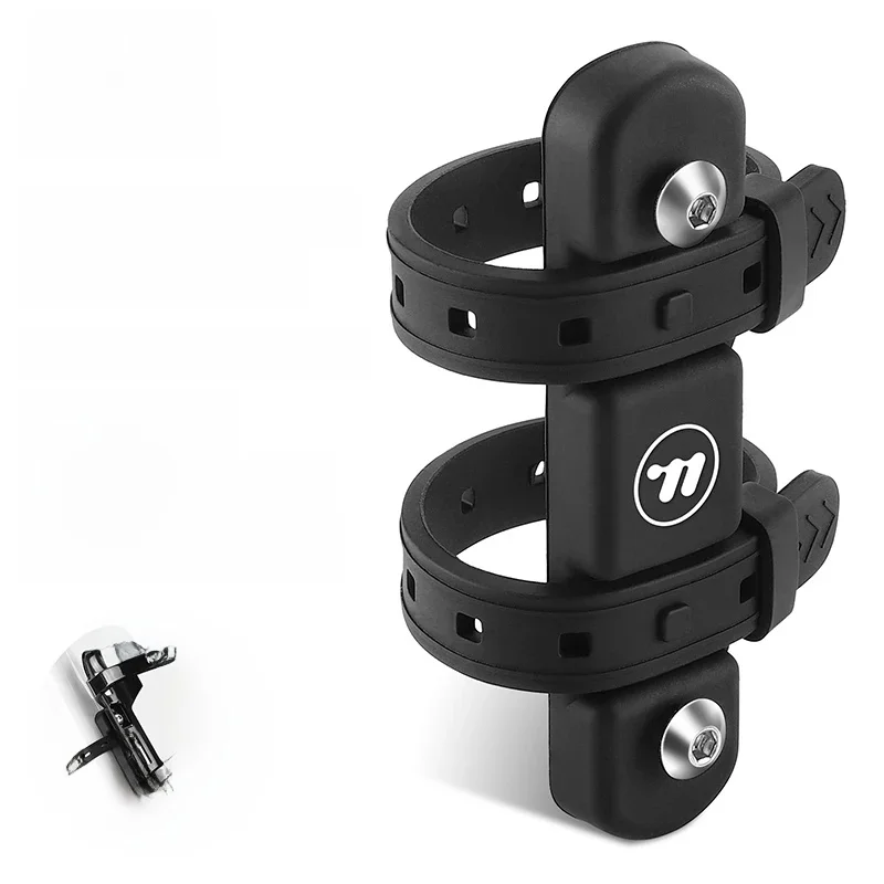 AliExpress West Biking WEST BIKING Integrated Strap Kettle Mount Bicycle Water Bottle Cage Mount Colorful Silicone Bottle Bracket Bike Accessories