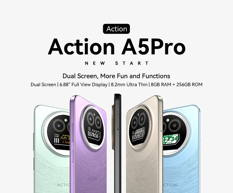 Teléfono Inteligente IIIF150 Action A5Pro con Diseño de Pantalla