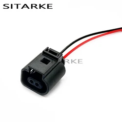 1 Set 2 Pin Automobile Electrical Wire Harness Plug 1.5mm Female Car Waterproof Connector Cable For VW
