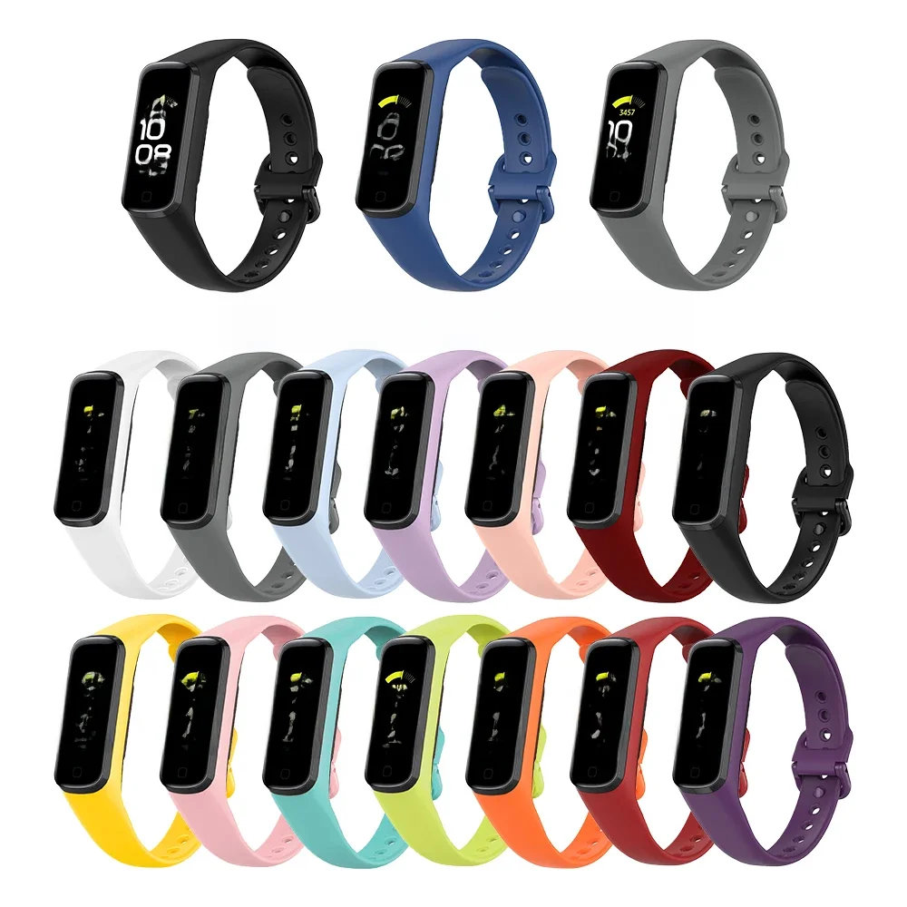 Pulseira de silicone esporte banda para samsung galaxy apto 2 SM-R220 relógio pulseira de