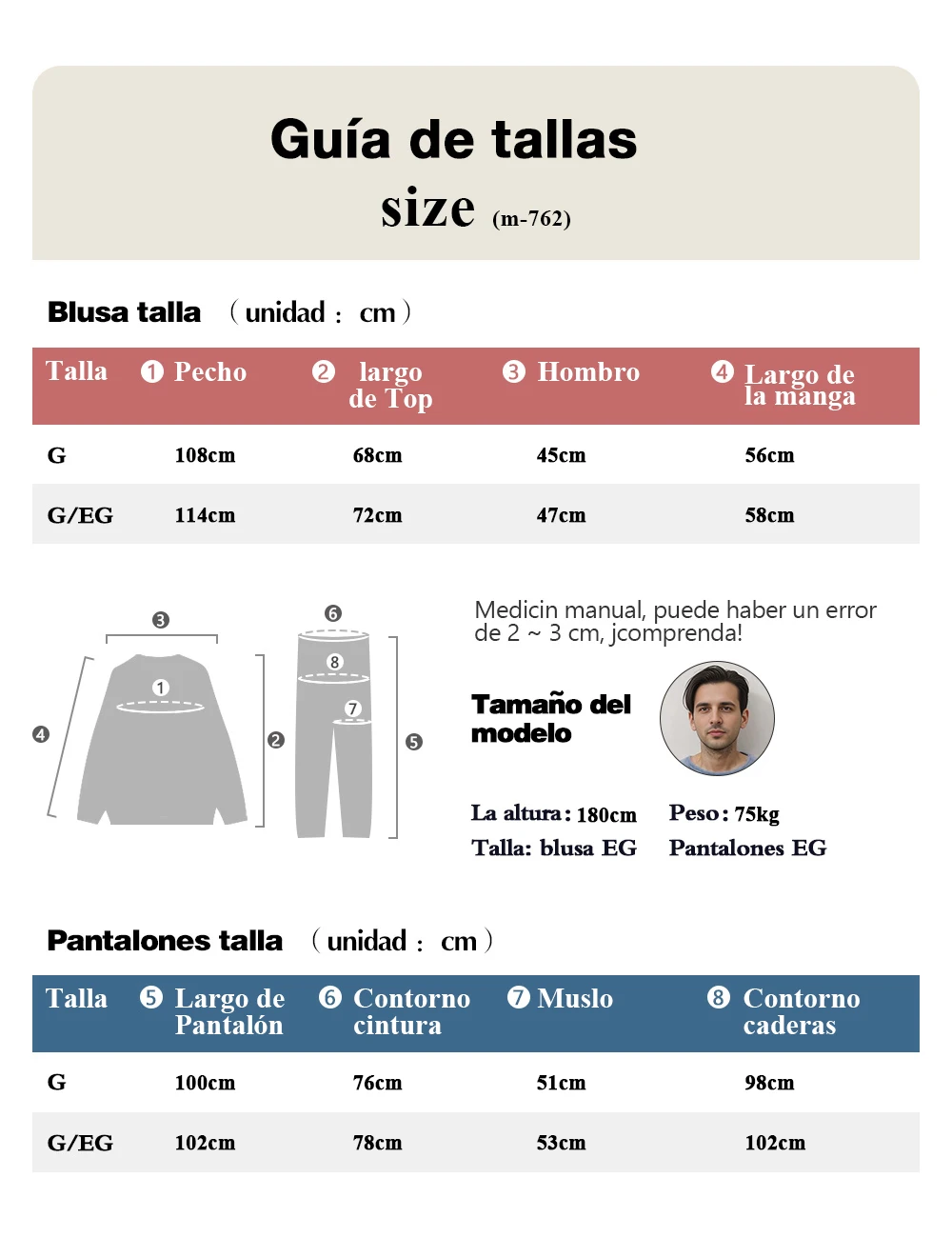 Pijama de inverno masculino, conjunto de 2 peças com mangas compridas e calças, conforto e estilo