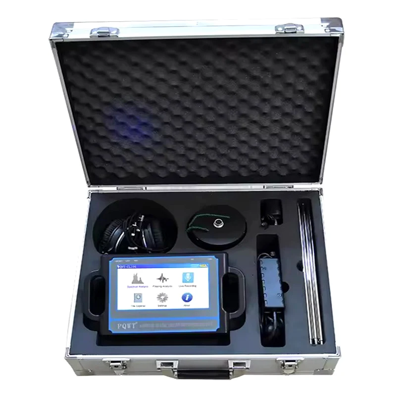 PQWT-CL500 Water Leakage Detector Can Detector Underground Depth 5 M Pipeline Water Leak Detection Device Plumbing Tools