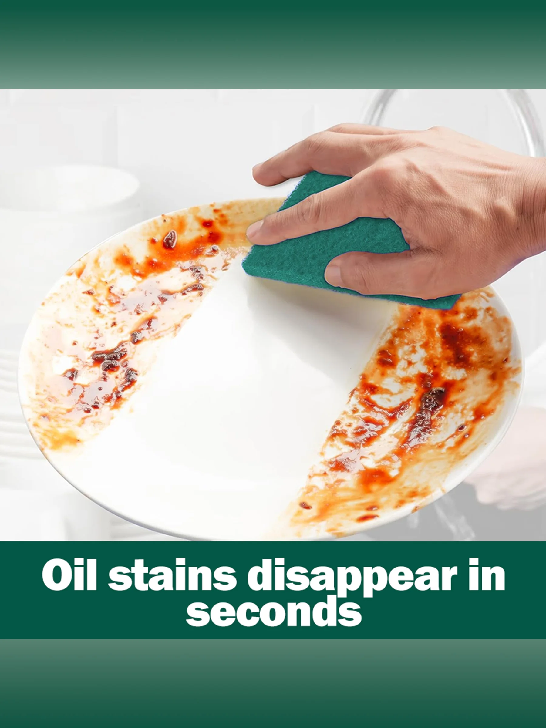 مصفاة قلي الزيوت العطرية، وسادة تنظيف، مجموعة تنظيف، شبكة فلتر الزيت، إسفنجة غسيل وإزالة الشحوم، أدوات المطبخ #6