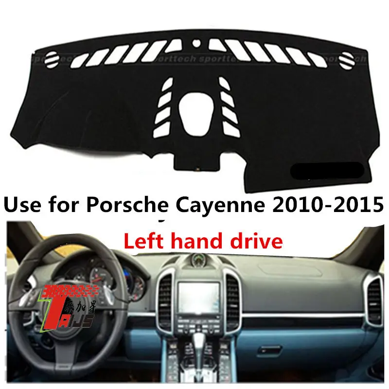 

Use for Porsche Cayenne 2010-2015 Dashboard Cover L/R Dual Thick Materials Black Red Blue Three Color Options