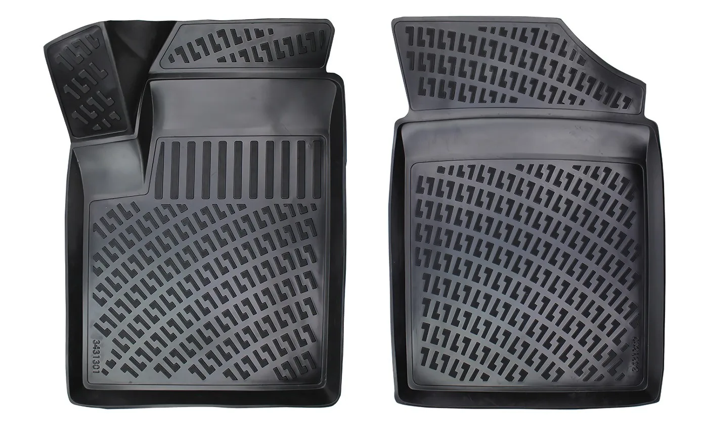 Floor Mats + Cargo Trunk Liner Fits Citroen Berlingo 1998-2008 Set - All Weather Maximum Coverage - Water Resistance