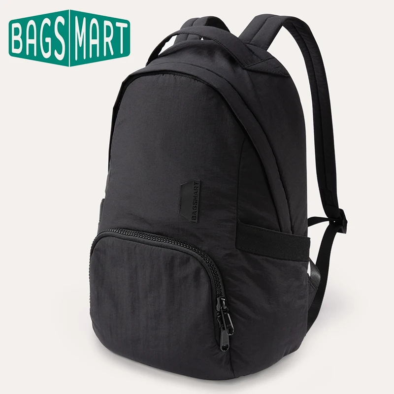 Bagsmart-旅行用の盗難防止ラップトップバックパック、女性用の小さな大学のランドセル、13インチのラップトップバッグ