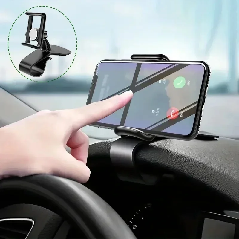 Uniwersalny samochodowy uchwyt na telefon Obrotowy uchwyt samochodowy na deskę rozdzielczą Uchwyt GPS Samochodowy uchwyt na telefon komórkowy do iPhone'a 15 14 — zdjęcie 2