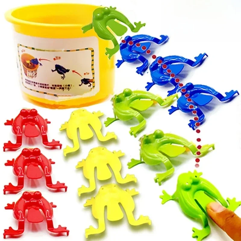 Jouets grenouilles sauteuses 5-50, jouets interactifs parent-enfant pour la famille, jouets anti-stress, cadeaux d'anniversaire pour fêtes d'enfants, fournitures sur le thème des grenouilles