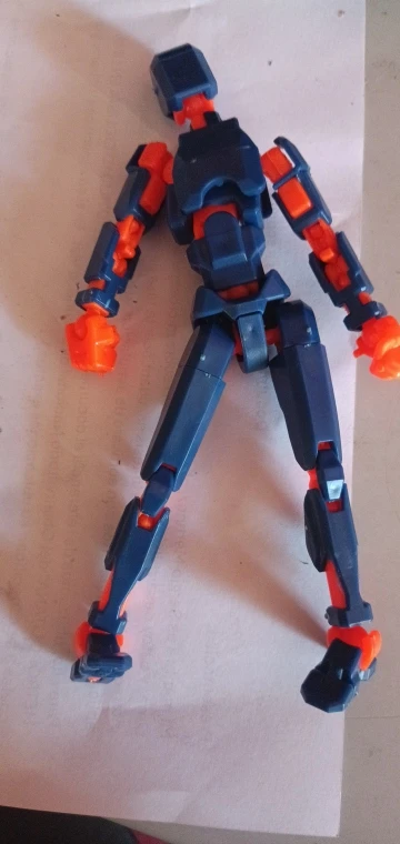 DIY Multi-Jointed Movable Shapeshift Robot Ornaments 3D Printed Mannequin Lucky Character Action Figures Toys for Kids Gift photo review