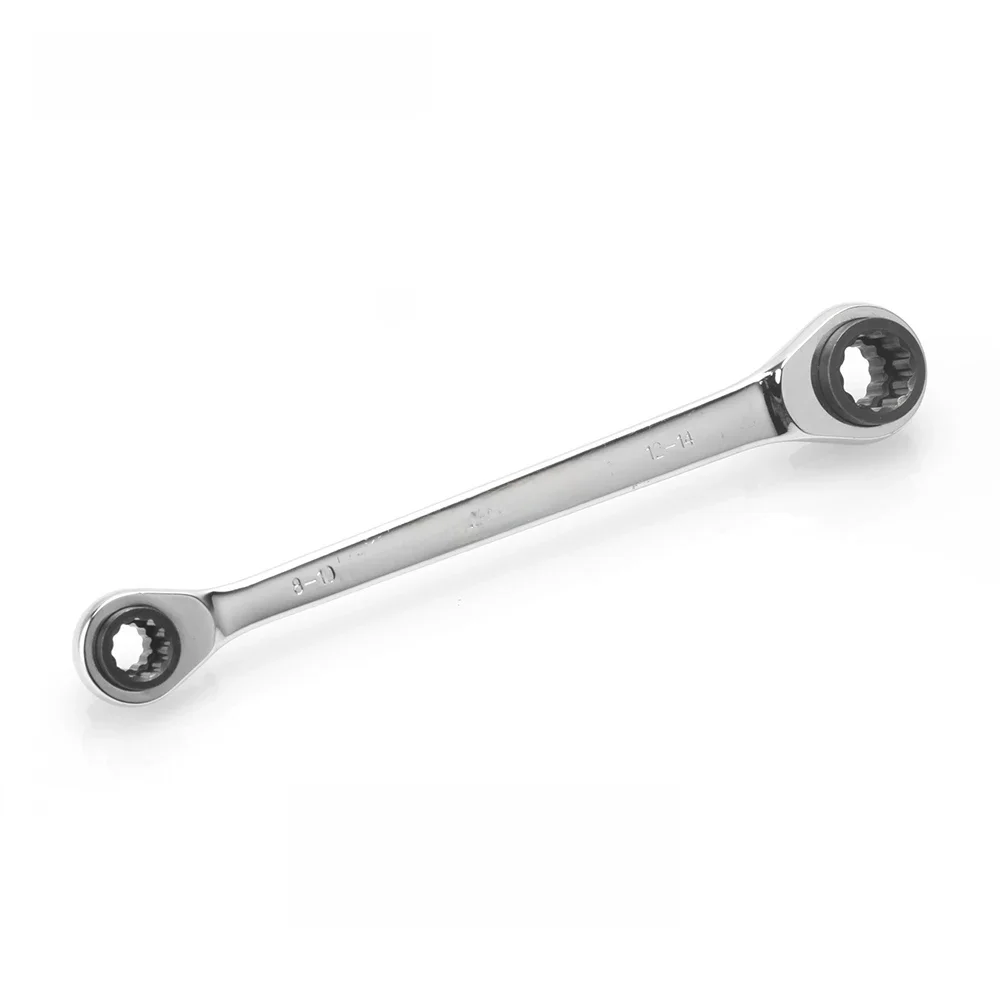 Klucz płaski Veconor Professional z podwójną grzechotką 72T 4 w 1, 8x10x12x14mm — zdjęcie 2