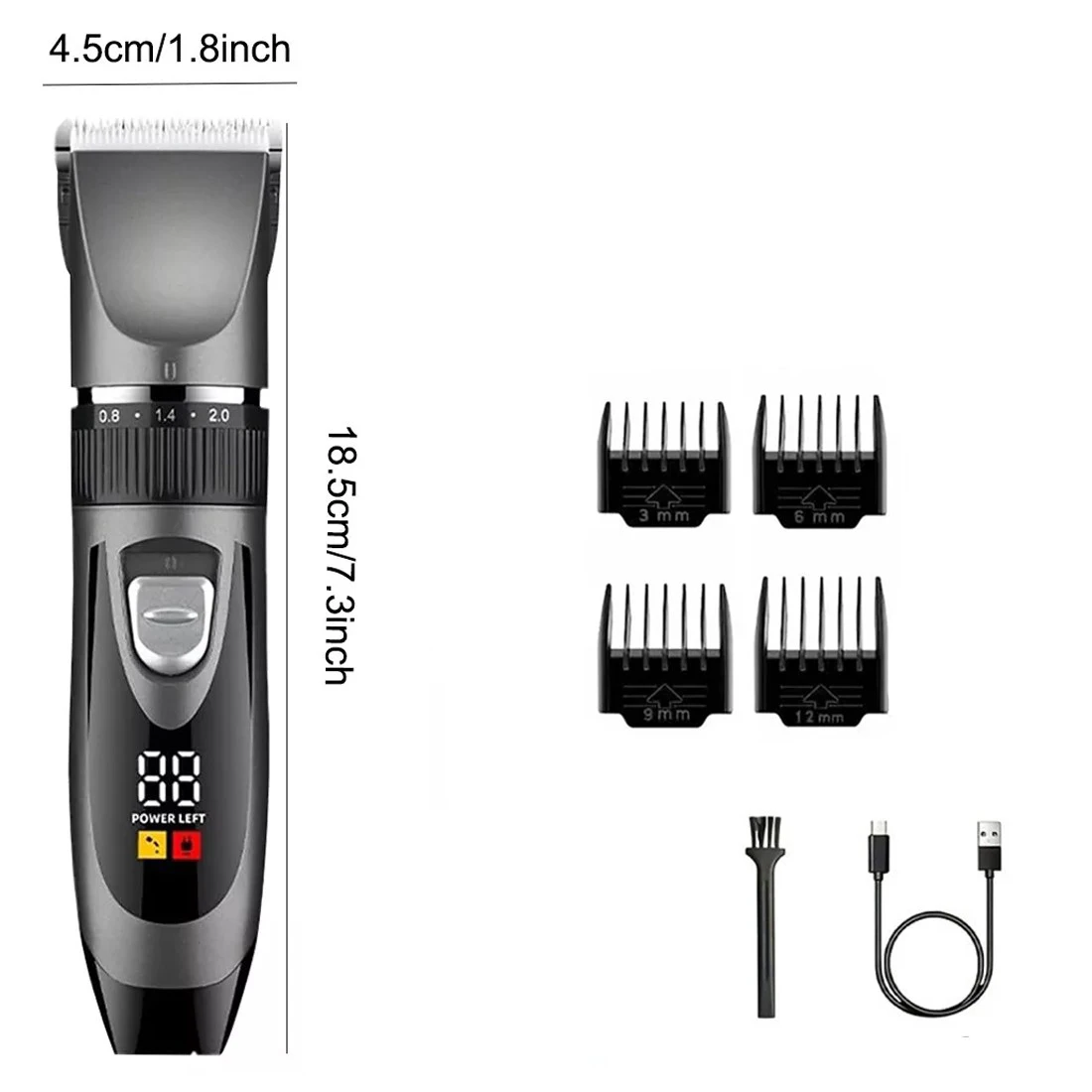 Kabelloser Haarschneider für Herren |   Haarschneideset für Herren |   Haarschneidemaschine für Männer