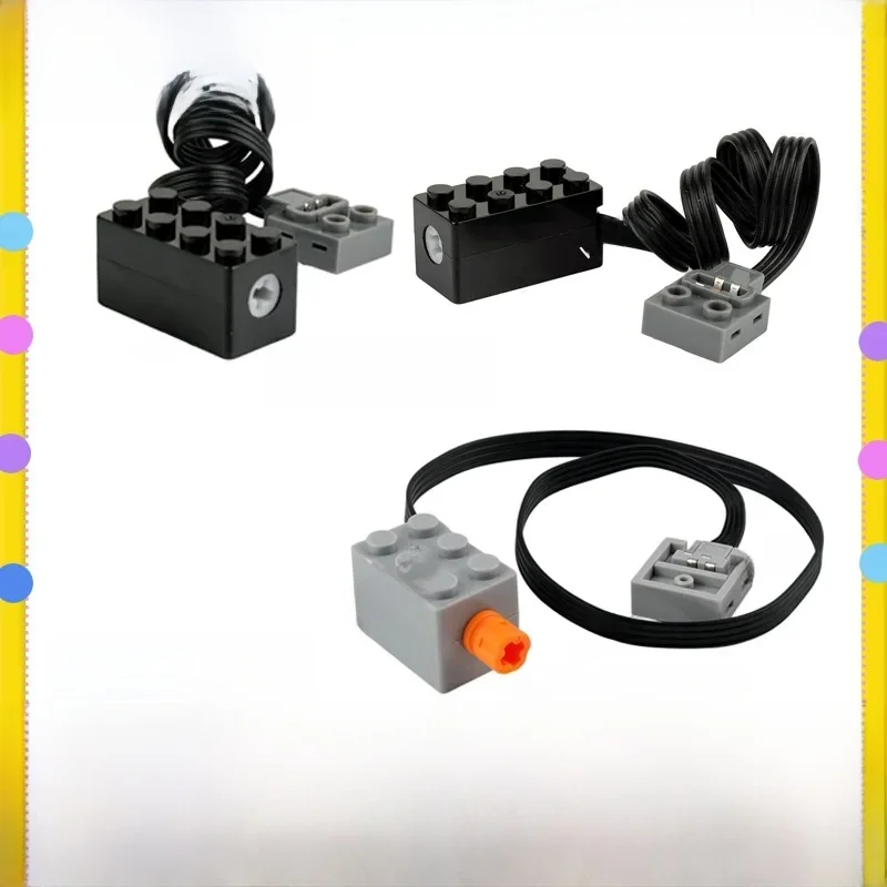 2 Teile/satz S Antriebsmotor MOC Technologie Ziegel Teile Power Funktionen Geändert Micro Motor DIY Spielzeug Modell Bausteine Zubehör