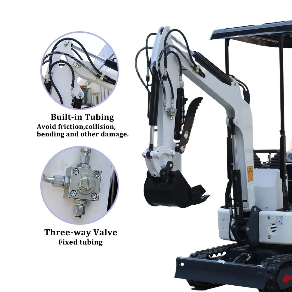 Pagamento completo, non un deposito Minescavatore DM150W da 2000 libbre con morsetto idraulico per pollice e motore B&C