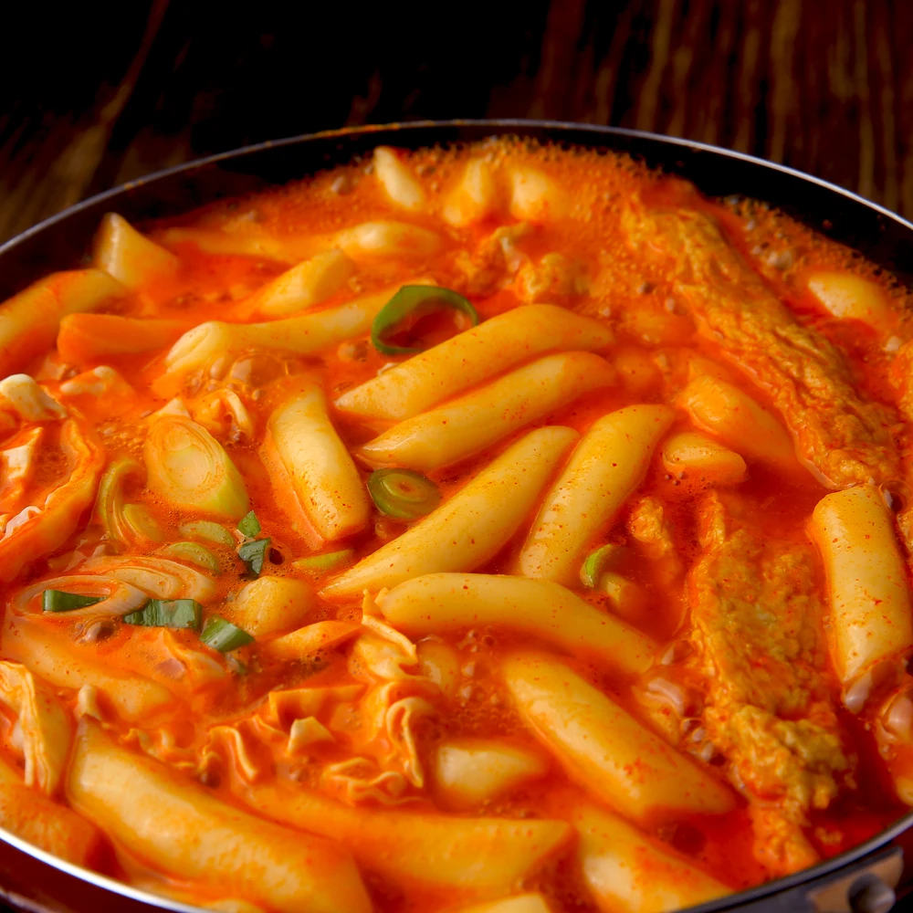 Fábrica pagana Tteokbokki Tteokbokki Sabor normal 420 g 5 paquetes Tteokbokki congelado