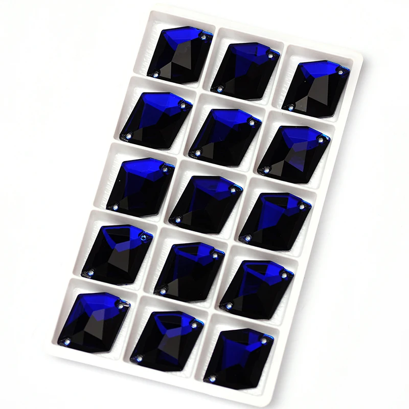 YANRUO 3265 All Sizes Cobalt Cosmic DIY Glass Rhinestone Crystals Flatback Strass Craft Gems Sewn Stones For Needlework