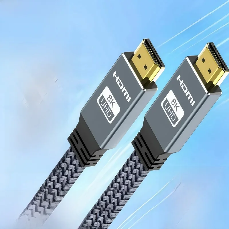 MIZIQIER HDMI 2.1 Kabel Falt HDMI Koord 8K60Hz 4K120Hz 144hz 48Gbps EARC HDCP Ultra Hoge Snelheid HDR voor HDTV Laptop Projector PS5 - afbeelding 2