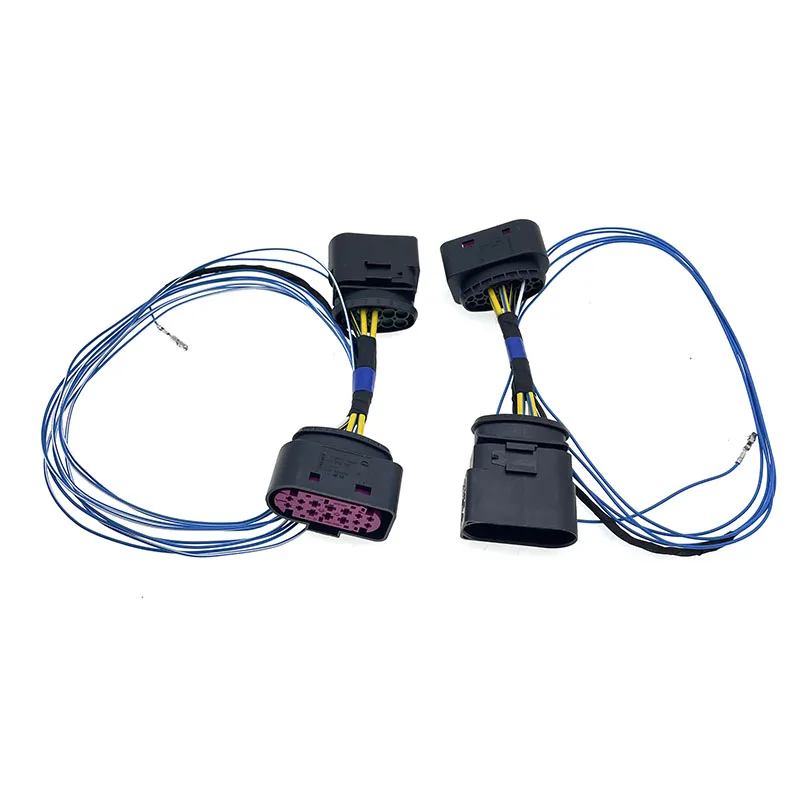 2005-2010 Retrofit halogen to xenon Head light cable wire adaptor For Jetta MK5 R32  10 to 12 PIN