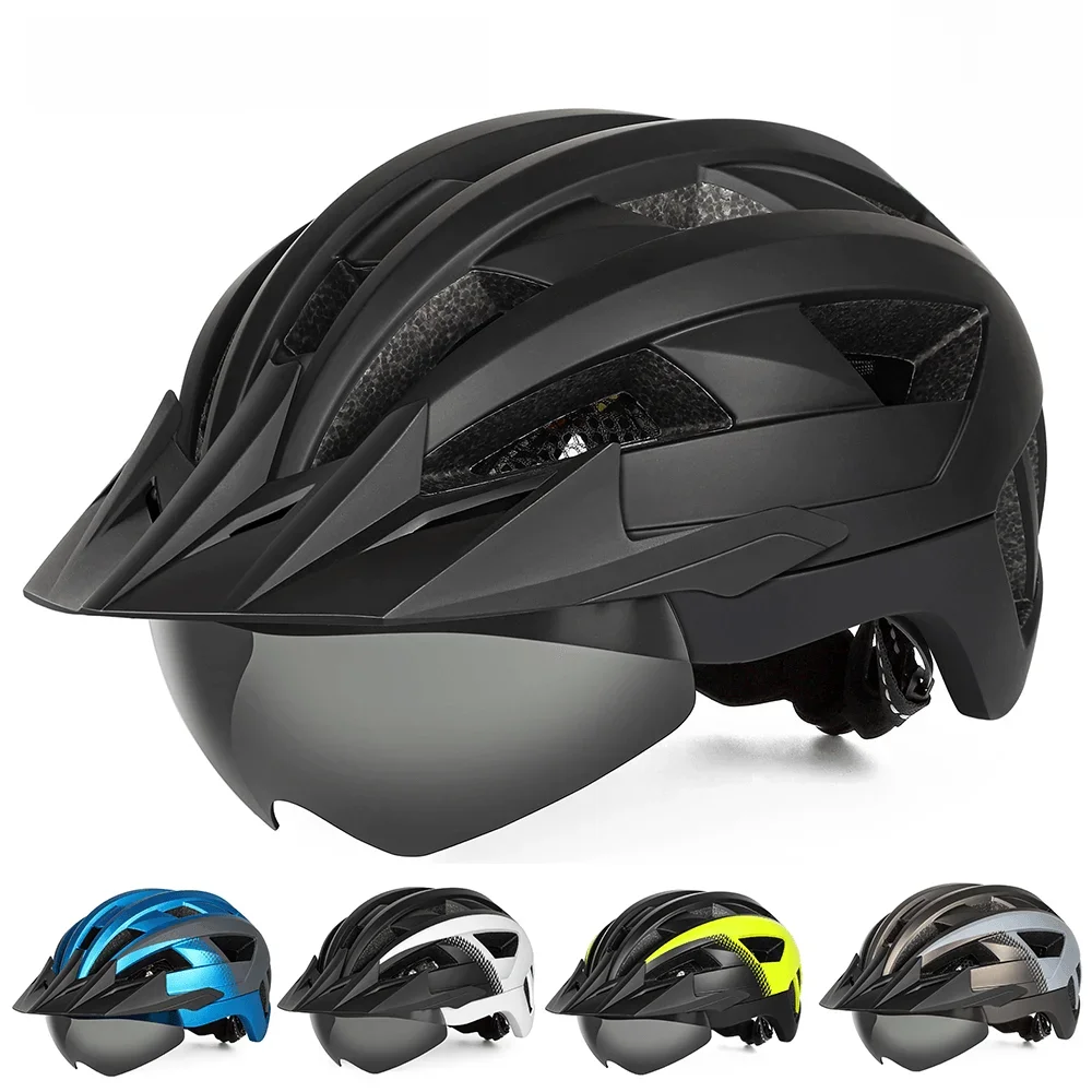 AliExpress Victgoal FUNWICT Bicycle Helmet for Men Women Adults MTB Mountain Road Bike Helmets with Visor Rear Light Riding Cycling Safety Helmet