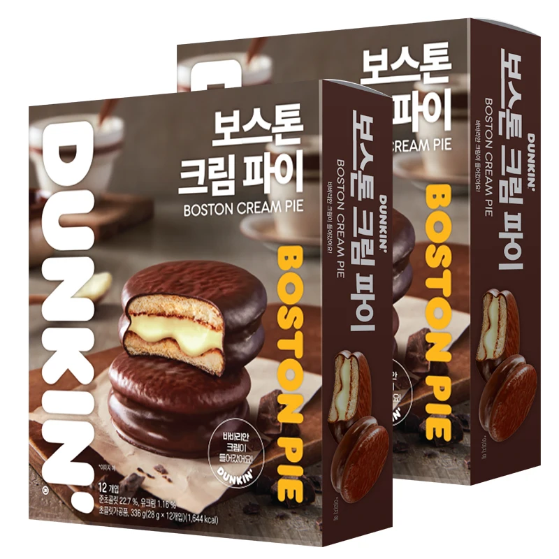 ★[Dunkin] Boston Cream Pi (28g x 12 pieces) x 2 boxes