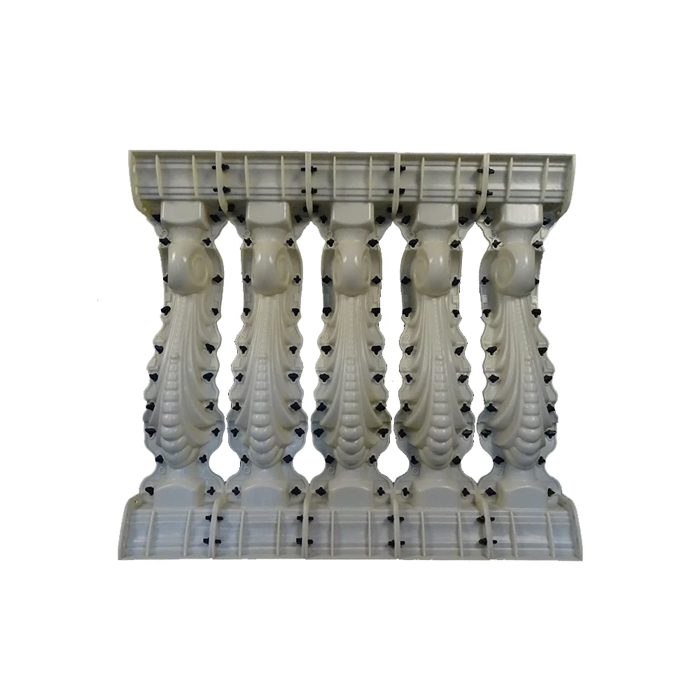 

5pcs Per Meter ABS 90cm Sea Horse Terrace Casting Decorative Handrail Vase Column Concrete Fence form balustrade mold