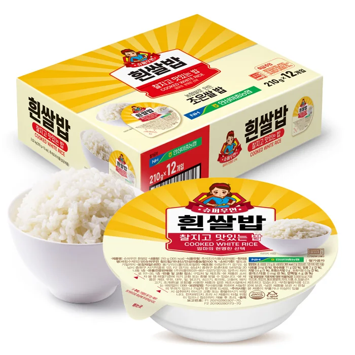 Superwoman white rice 210g x 12 pieces (1BOX) / 24 years Agricultural Cooperatives