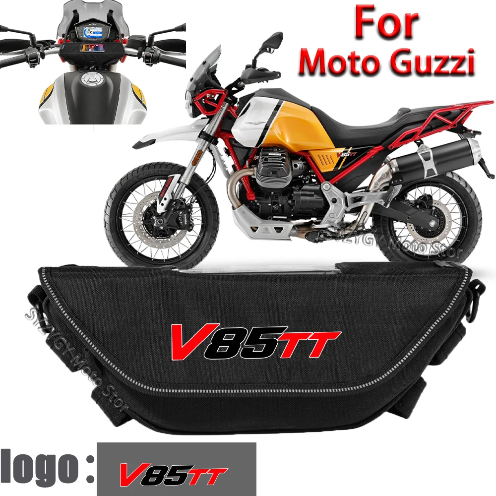 

Motorcycle accessories tools bag Waterproof And Dustproof Convenient travel handlebar bag For Moto Guzzi V85 TT Case fittings