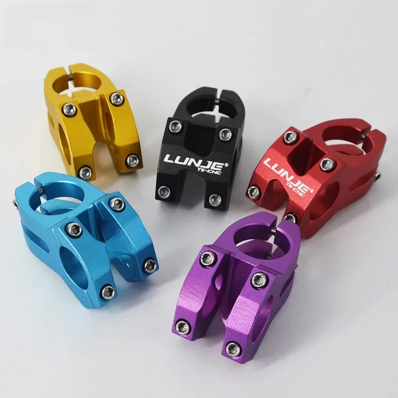 AliExpress LUNJE MTB Stem 25.4/31.8x45 High-strength Short Handlebar Stem Aluminum Alloy Bicycle Bridge Racing Downhill Bike Road Bike Stem